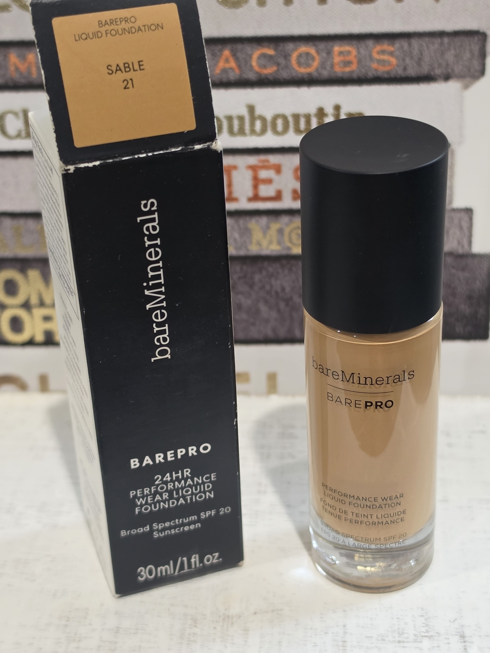bareMinerals BAREPRO Liquid Foundation - Sable (Warm Tan)
